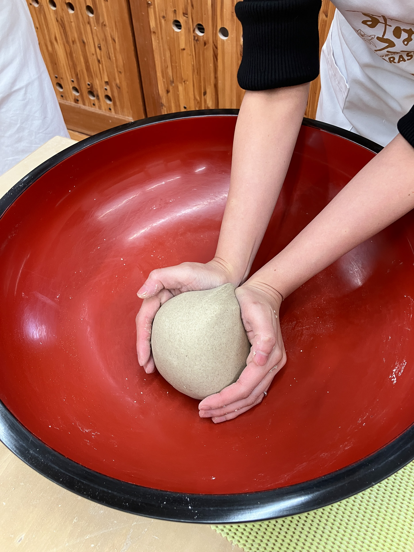 そば打ち体験「くくり」の工程