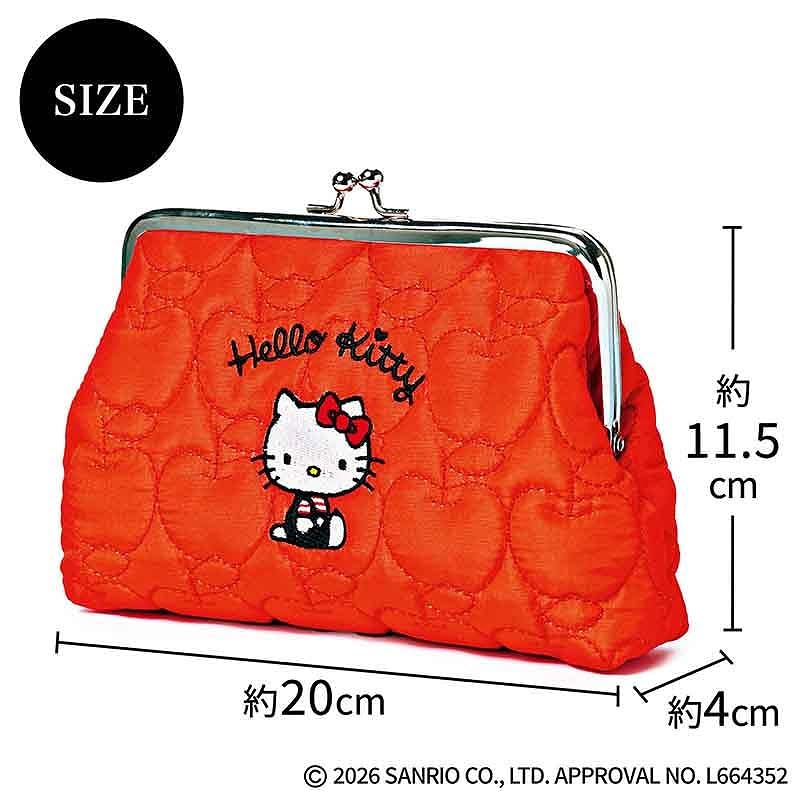 ハローキティ HELLO KITTY　ぬいぐるみ　バッグ　がま口　ポーチ ハローキティ HELLO KITTY ぬいぐるみ バッグ がま口 ポーチ ハロー