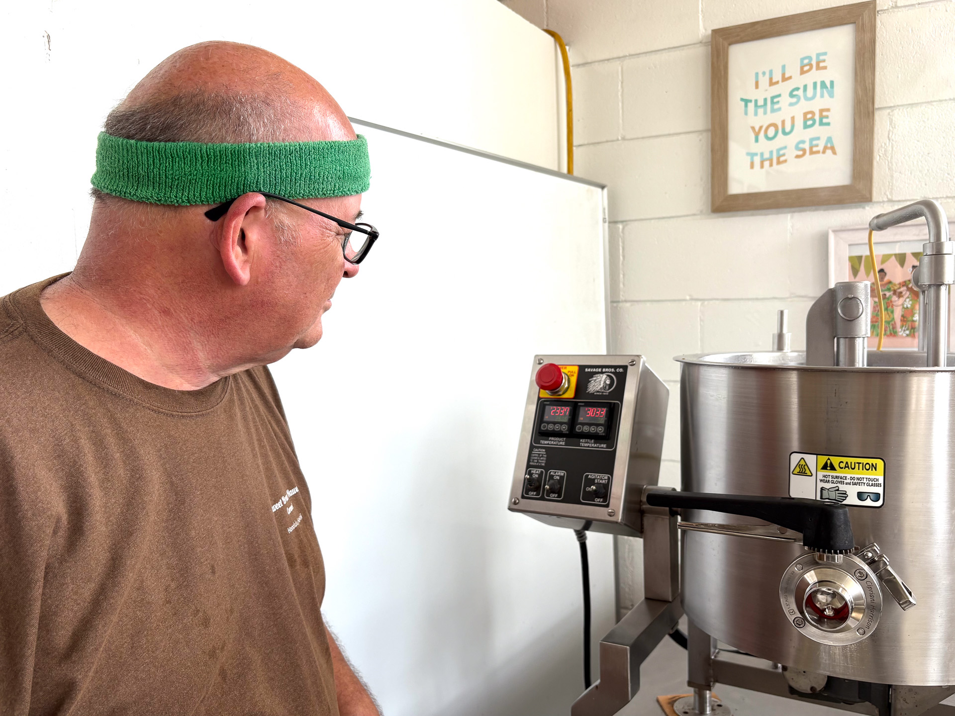 温度を確認してタイミングをチェック