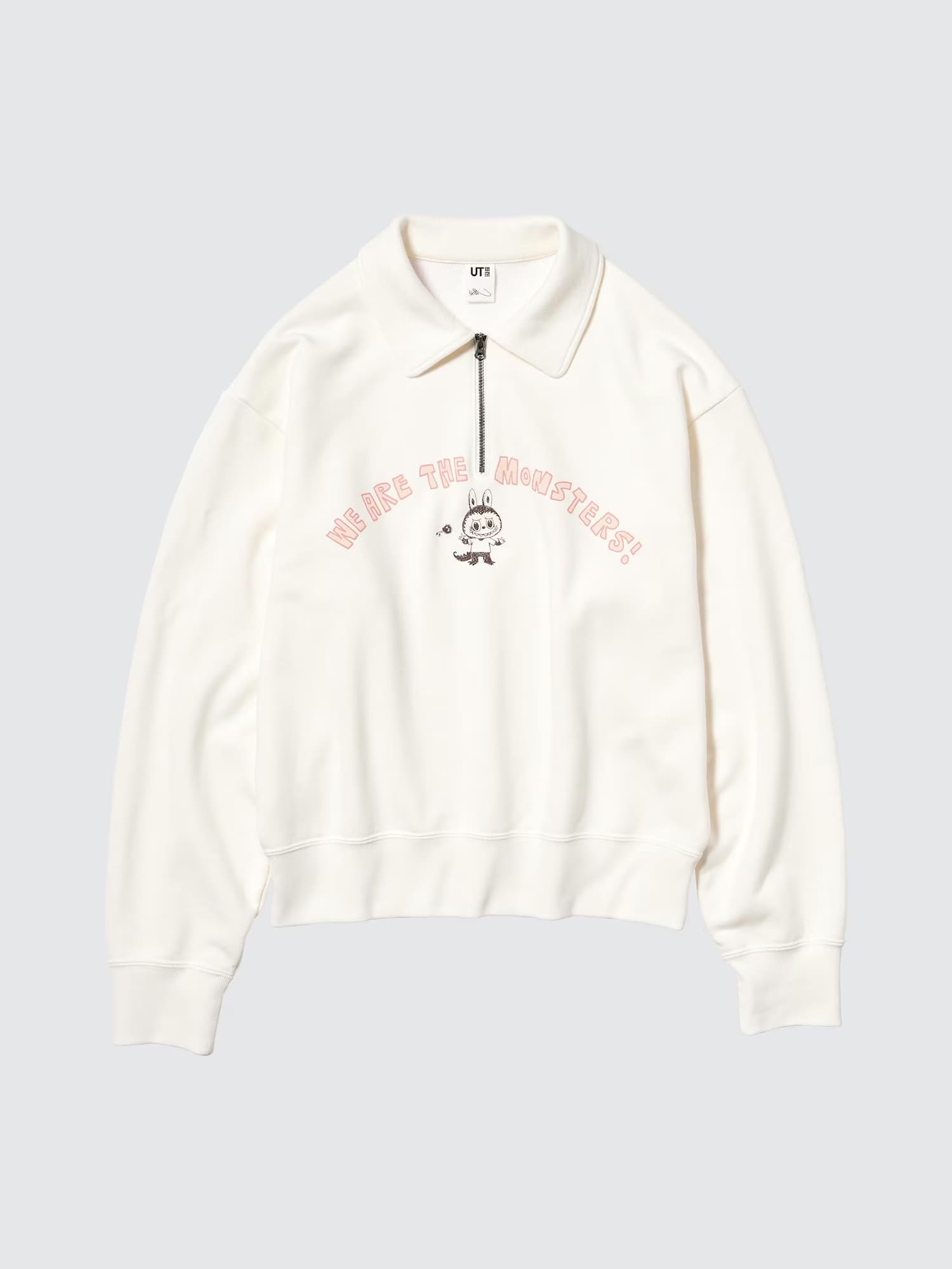 12月26日発売「ハーフジップスウェットシャツ」。ラブブがかわいい全3種