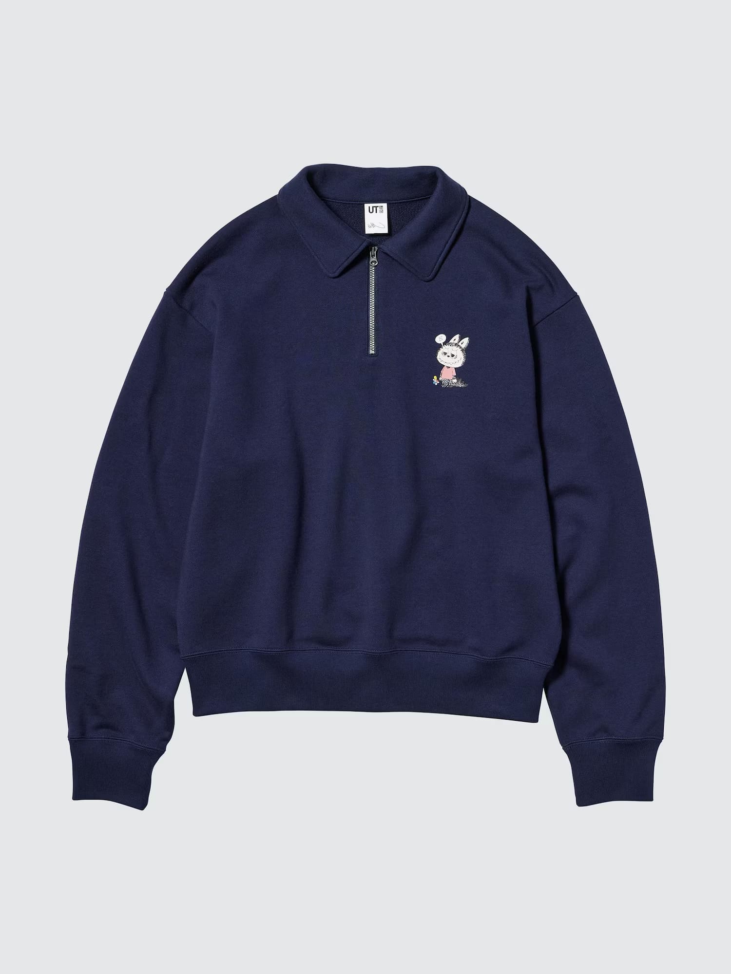 12月26日発売「ハーフジップスウェットシャツ」。ラブブがかわいい全3種