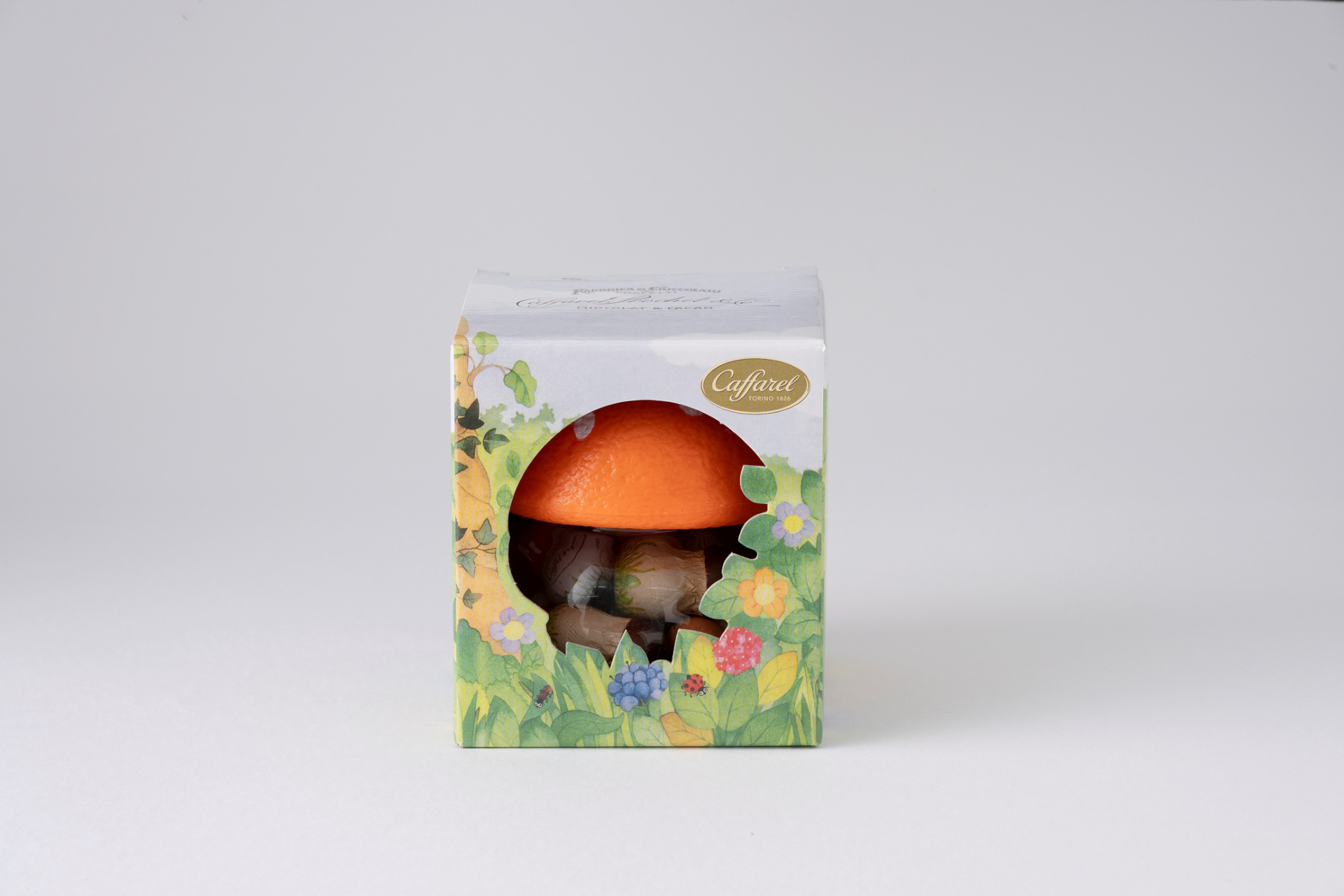 きのこポット（オレンジ）