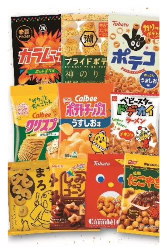 スナック菓子 お楽しみ袋 10個入り（1080円）