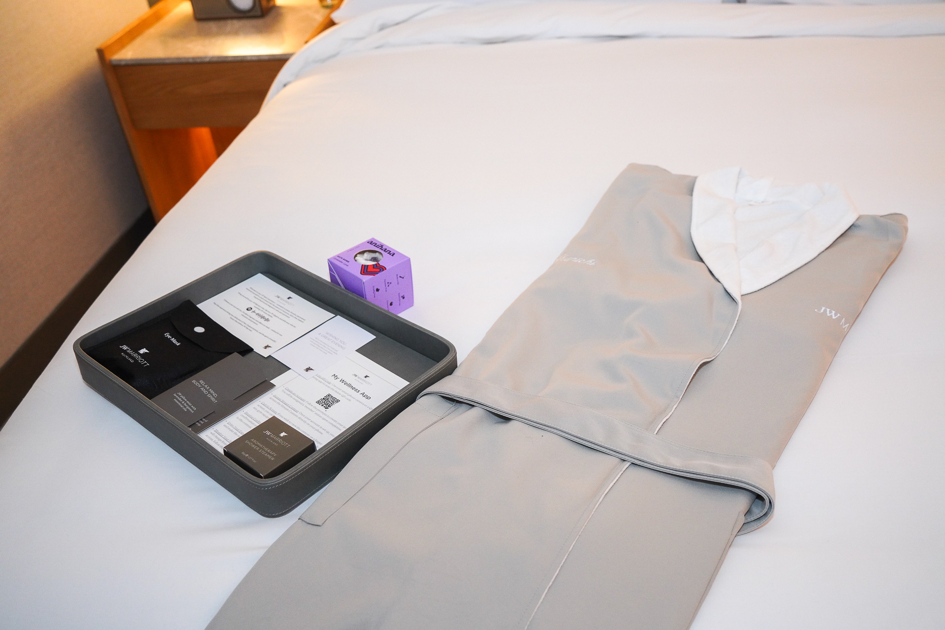 夜には、ターンダウンのサービスがセットされていた