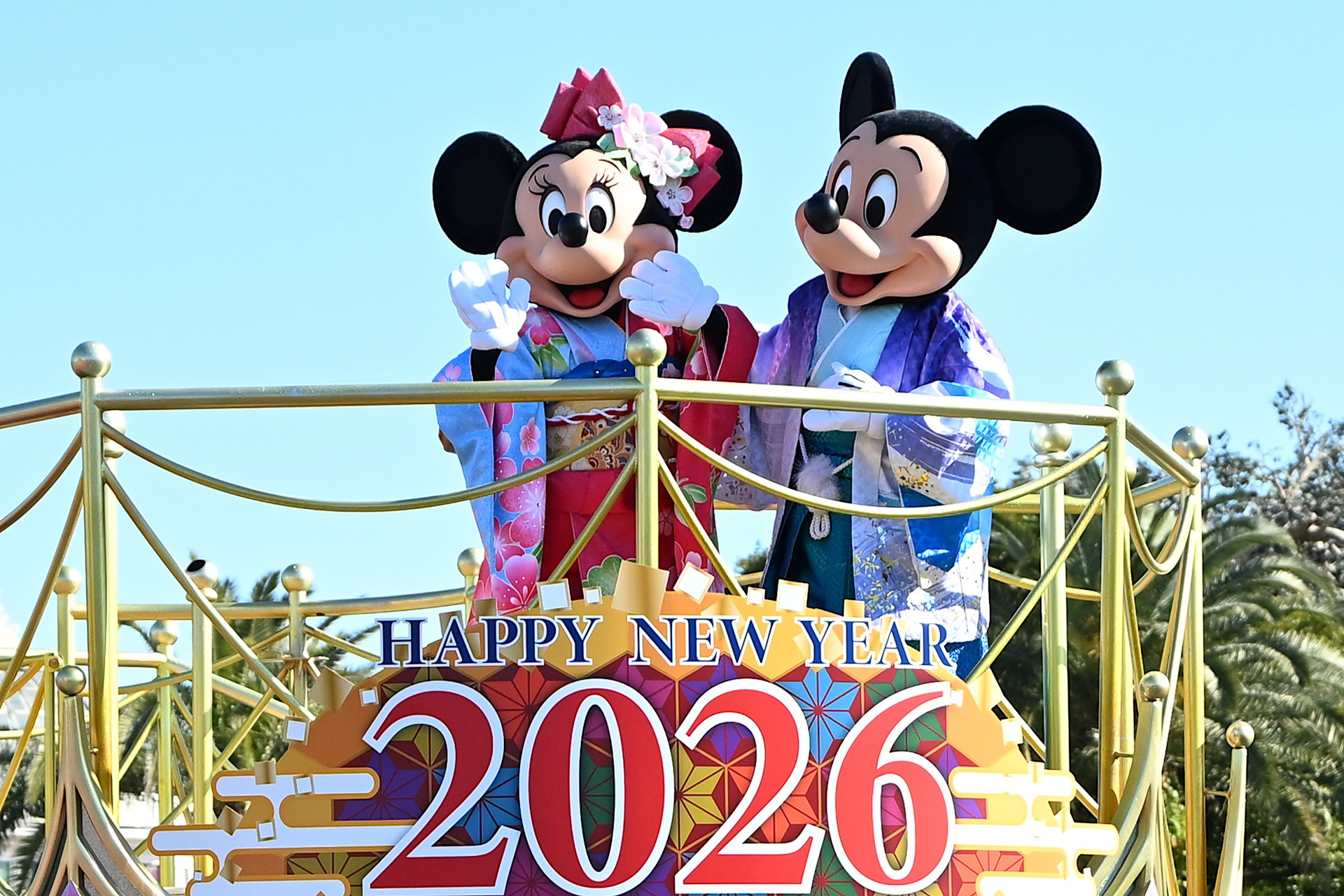 東京ディズニーリゾートのお正月を見てきました