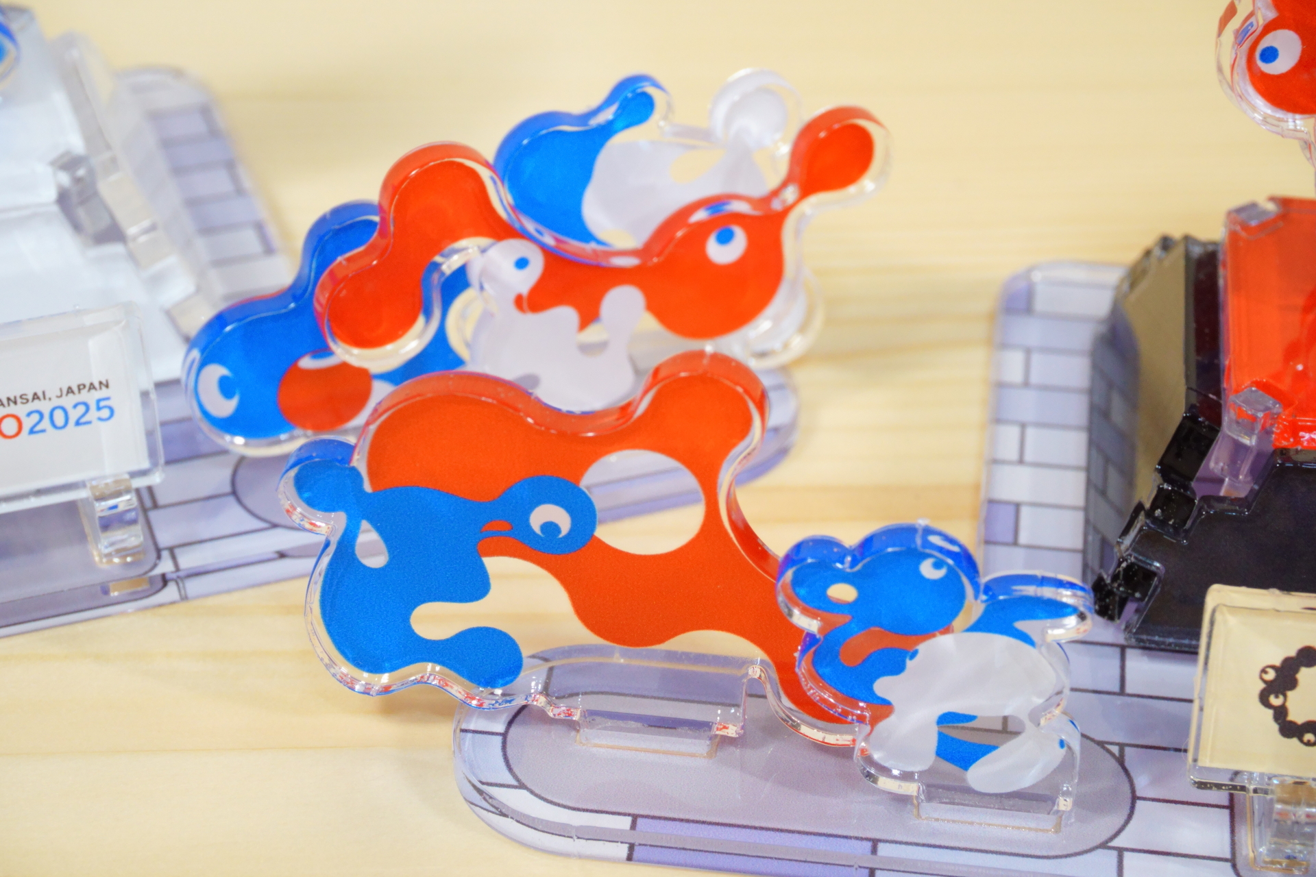 こみゃくモニュメントの奥行きも丁寧に再現
