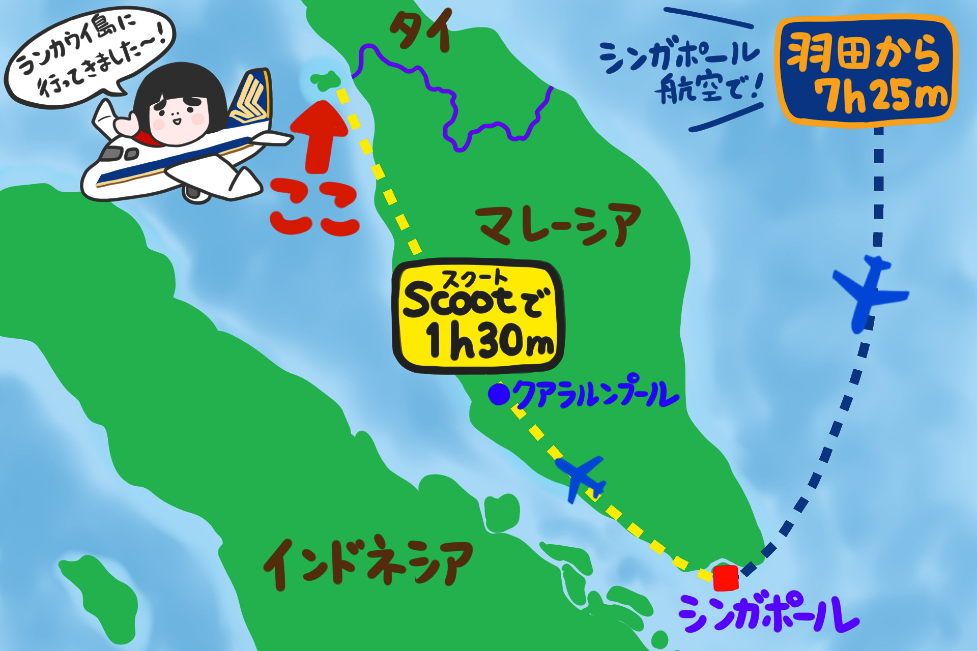 世界的にも評価が高いことで知られるシンガポール航空。私は今回初めての利用でした