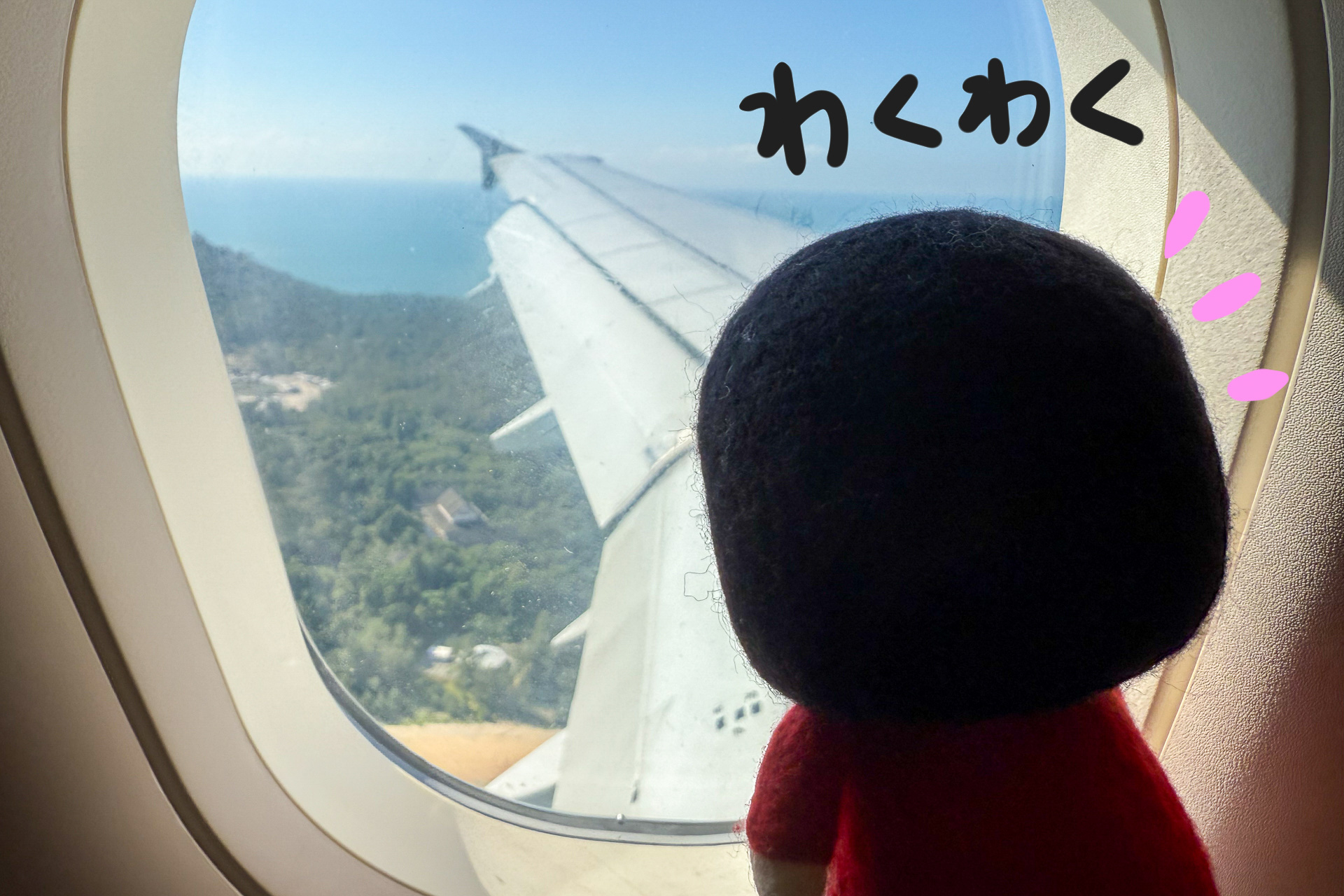 島が見えてきましたわ～