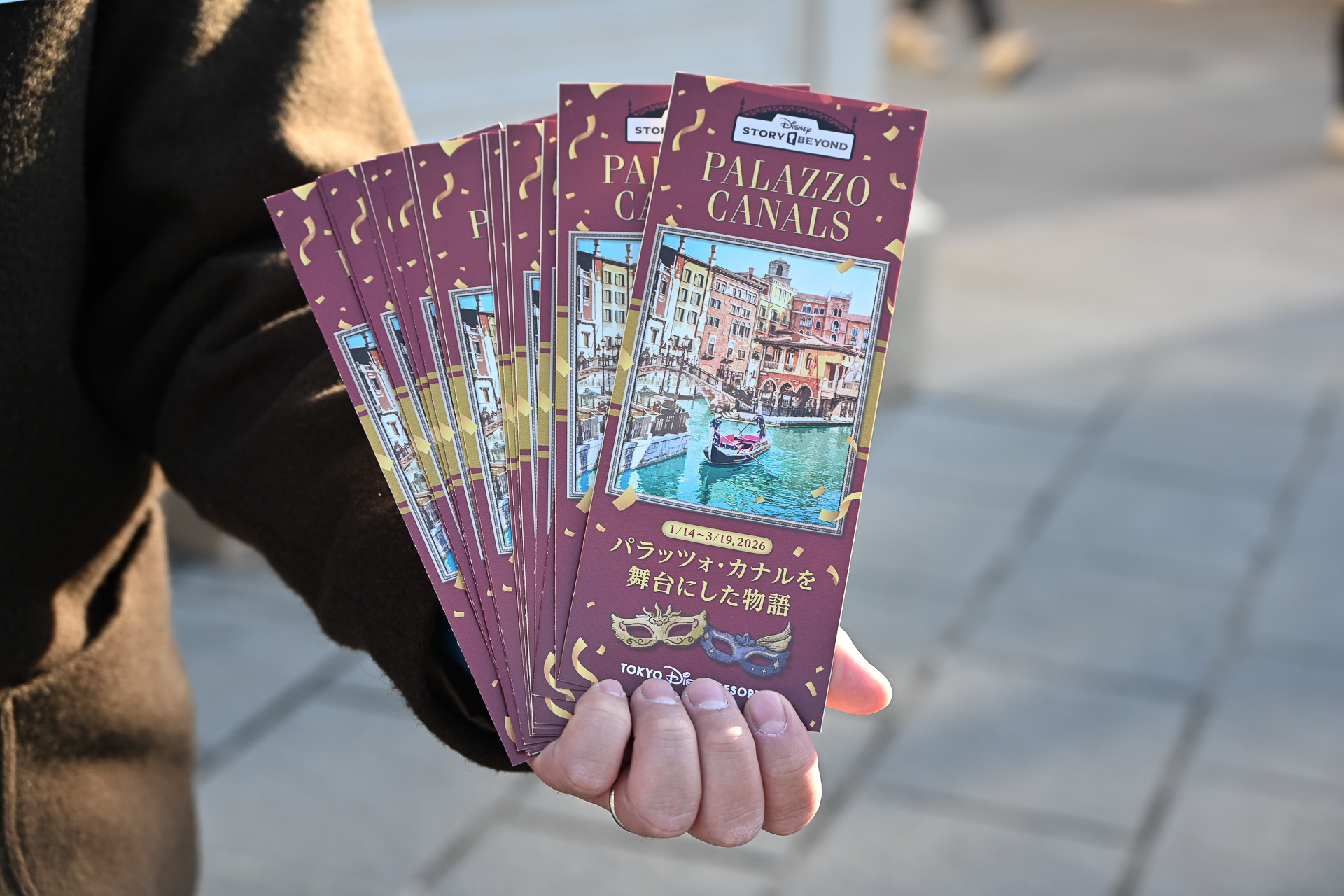 リーフレットをもとにエリアを巡っていく