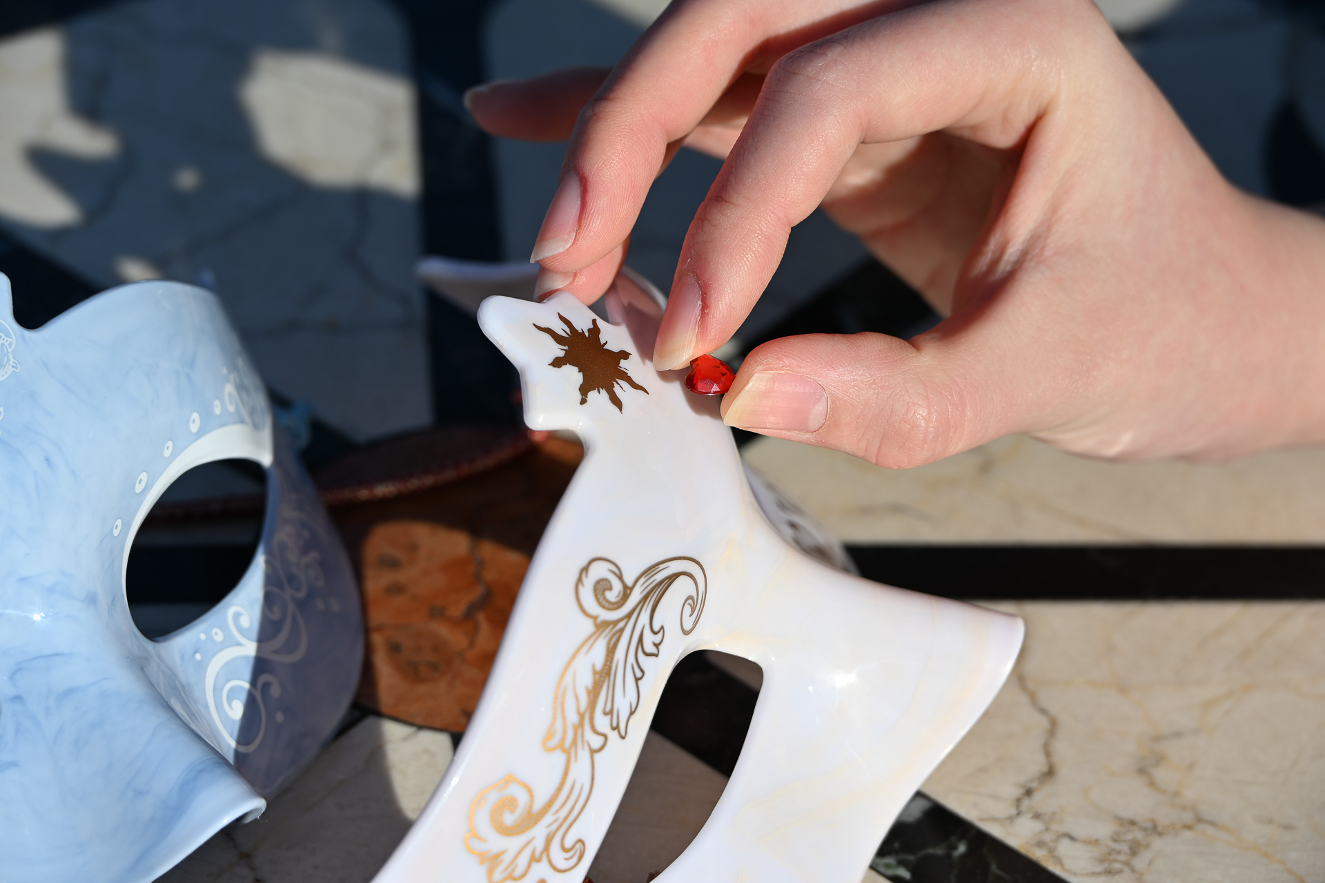 パーツやリボンでデコレーションが楽しめる