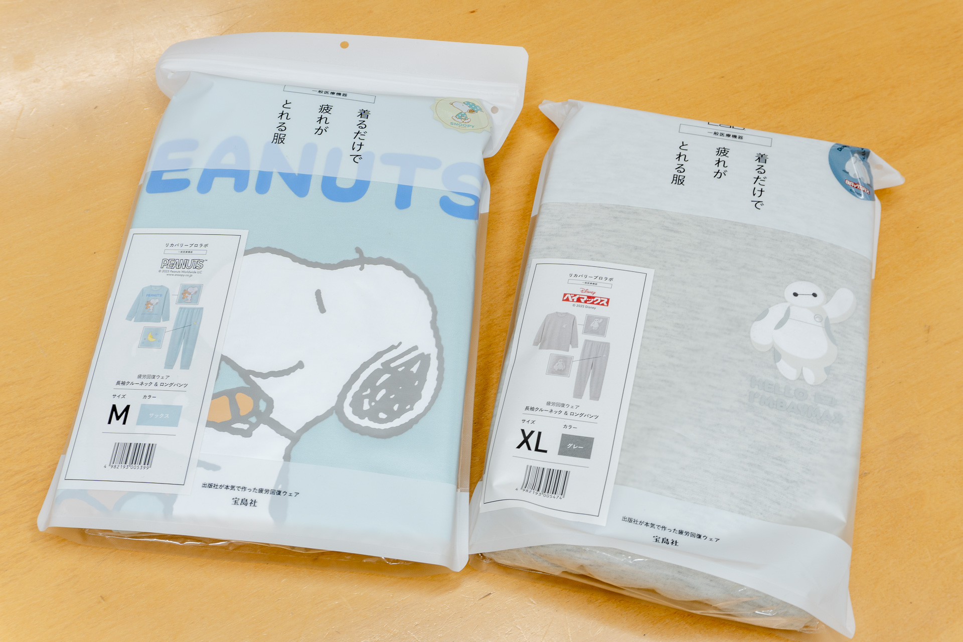 「スヌーピー」や「ベイマックス」デザインも人気商品