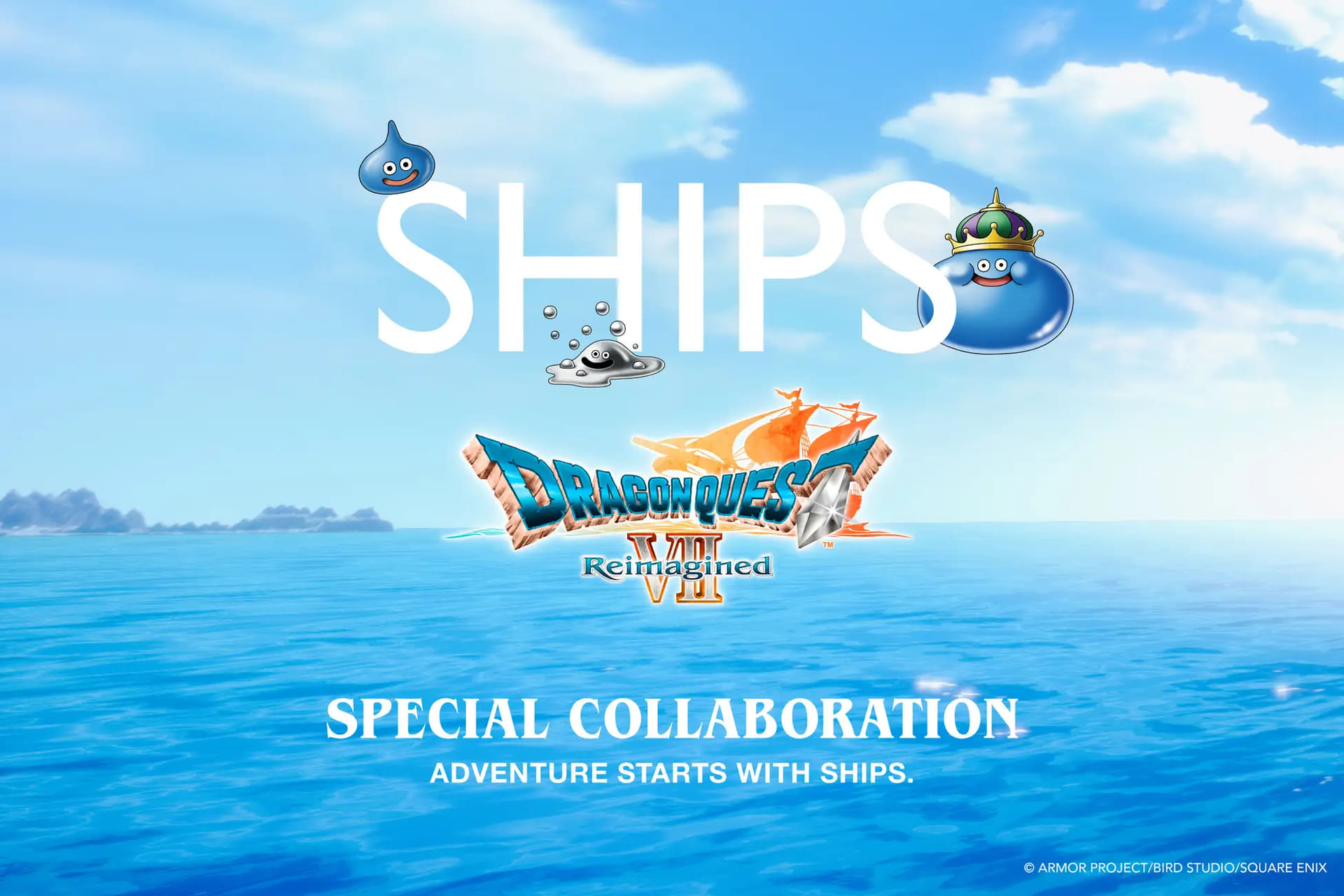 「船」で重なるSHIPSと「DQ7 Reimagined」がコラボ