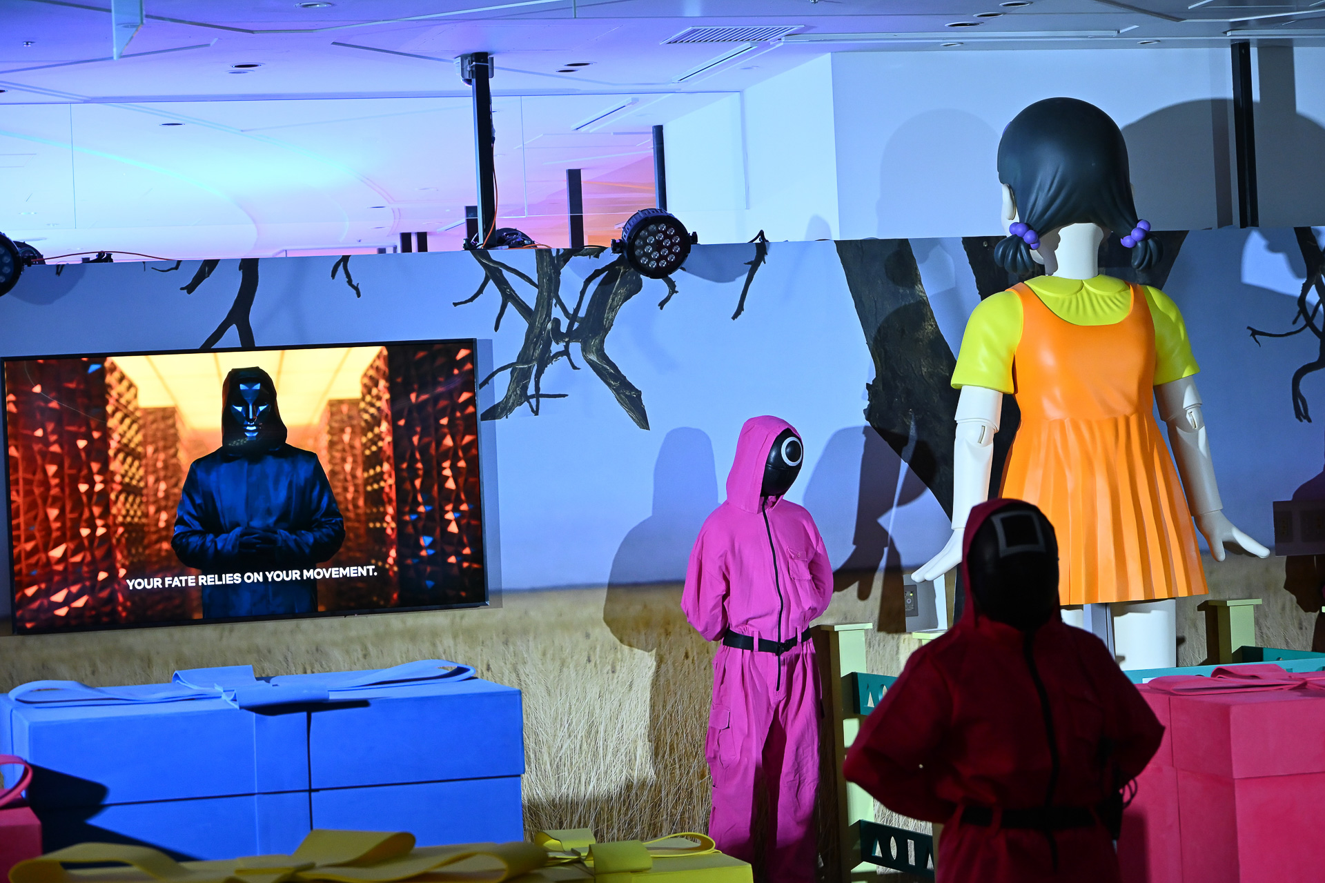 「RED LIGHT, GREEN LIGHT（だるまさんがころんだ）」のエリア