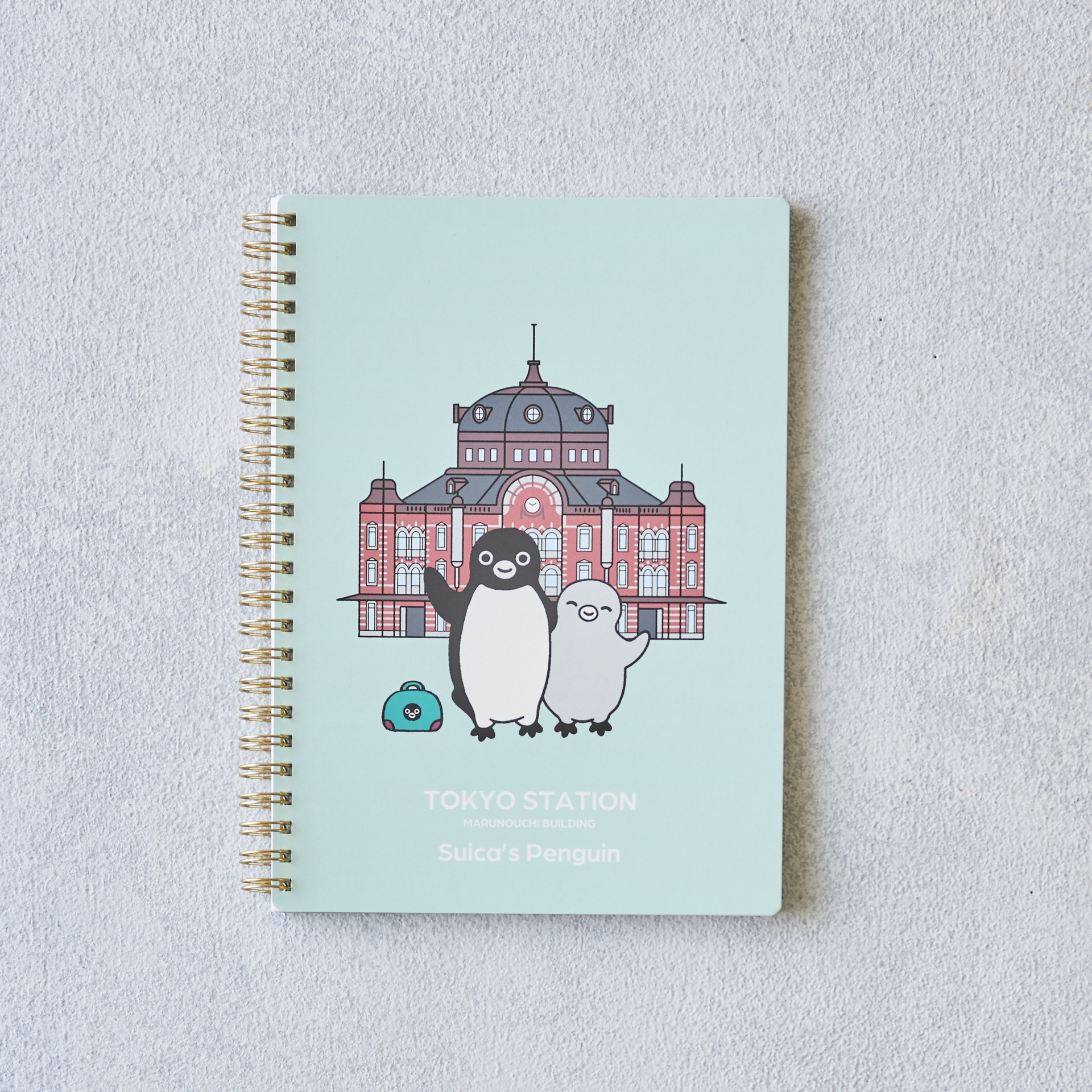 A5リングノート レンガ/グリーン（各700円）