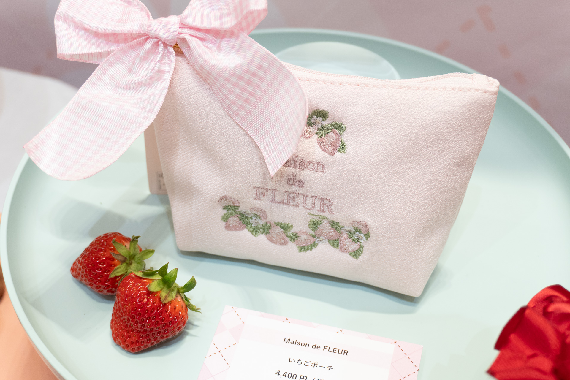 Maison de FLEURの「いちごポーチ」（4400円）