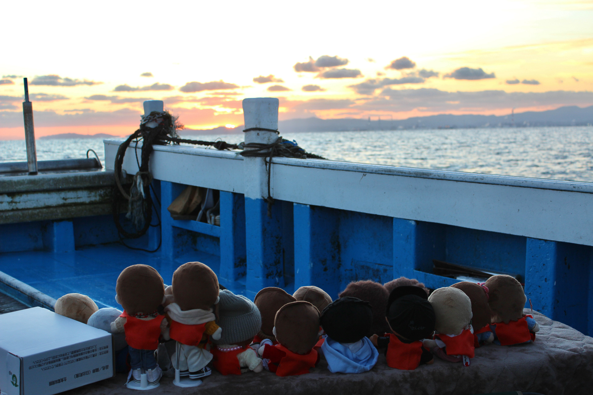 安全第一！　みんなお揃いのライフジャケットで出発♪