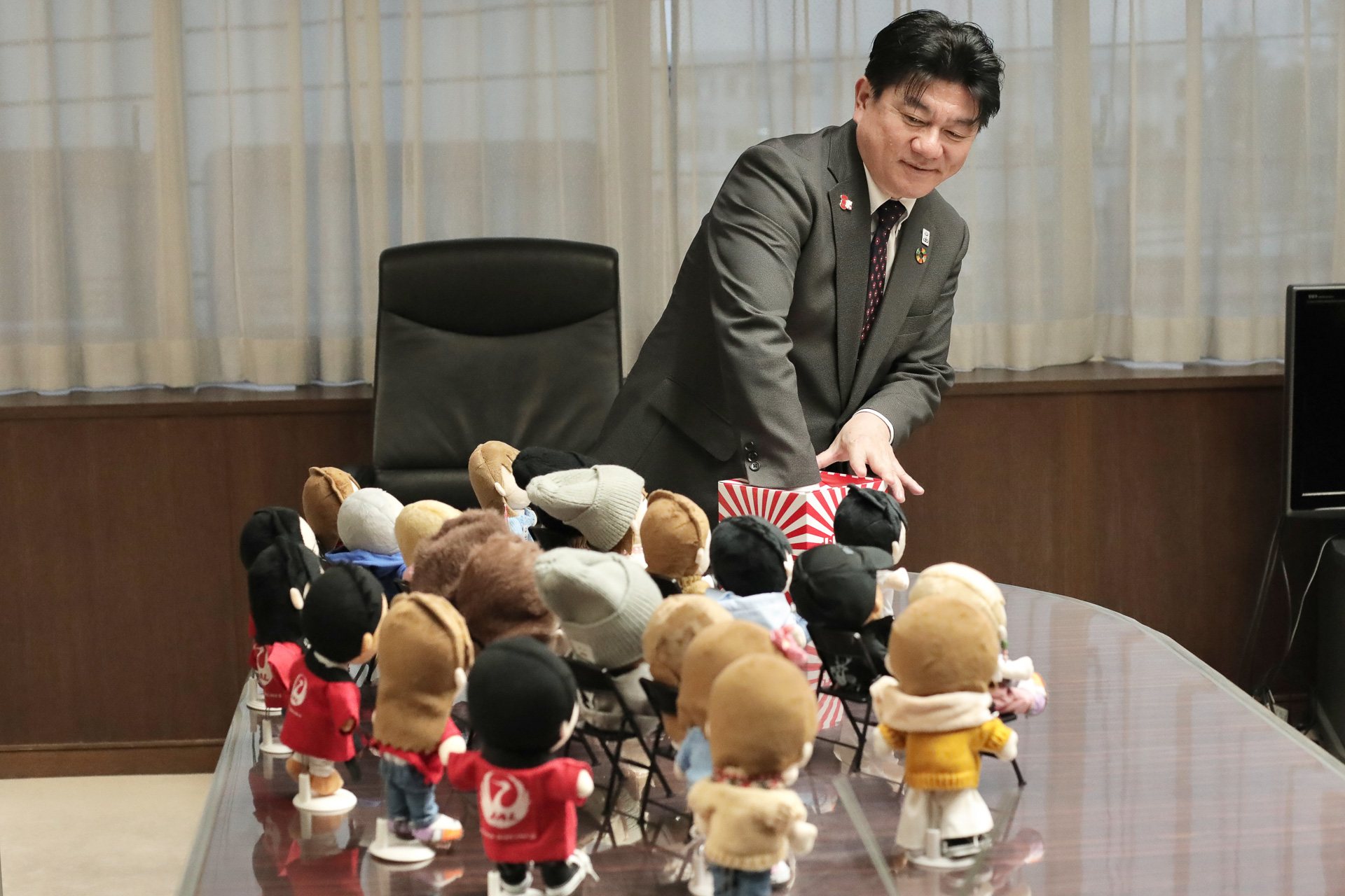 町長が抽選を行ないます……！