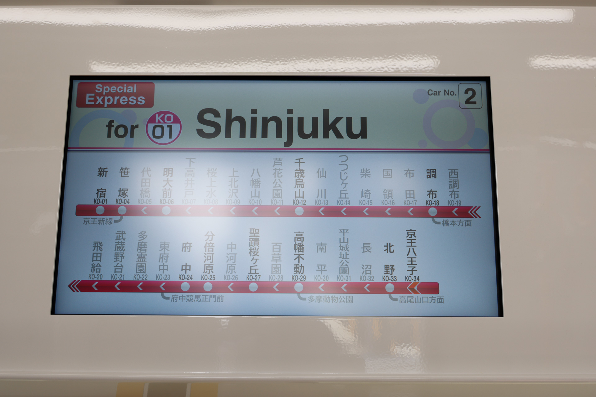 次はアルファベット表示