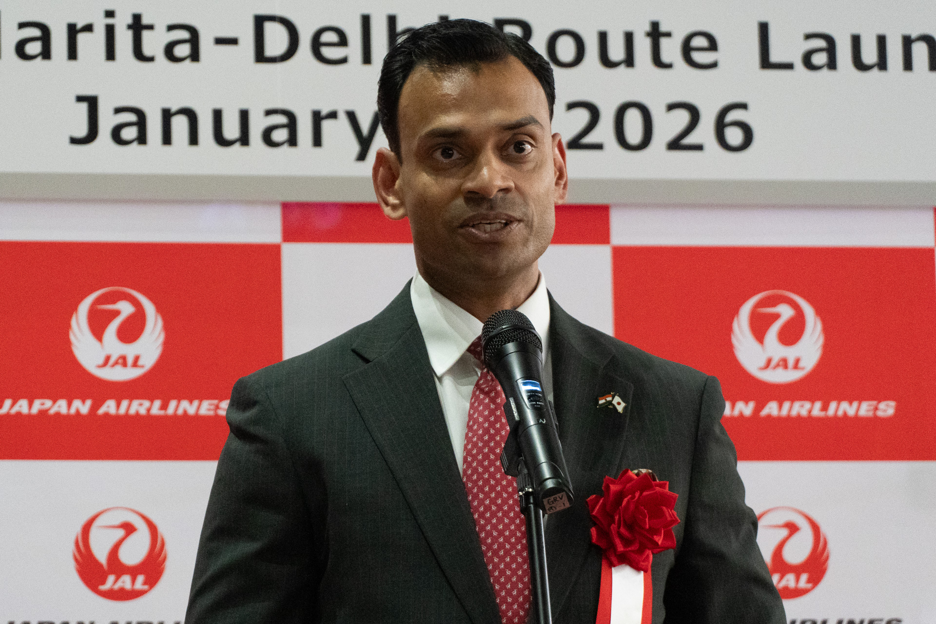 駐日インド大使館 臨時代理大使 マドゥ スーダン ラビンドラン氏