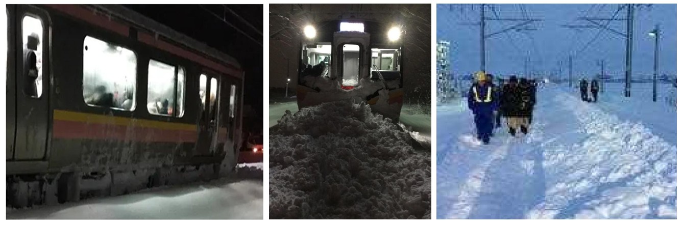 公共交通機関への影響にも警戒