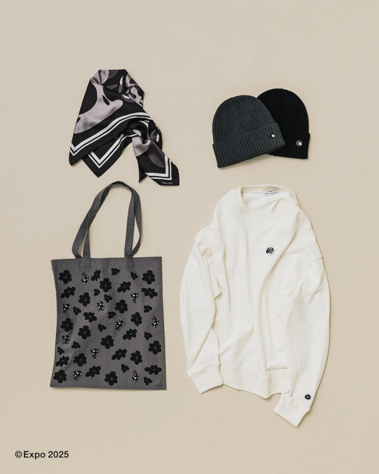 アーバンリサーチから黒ミャクミャク・こみゃくグッズが登場