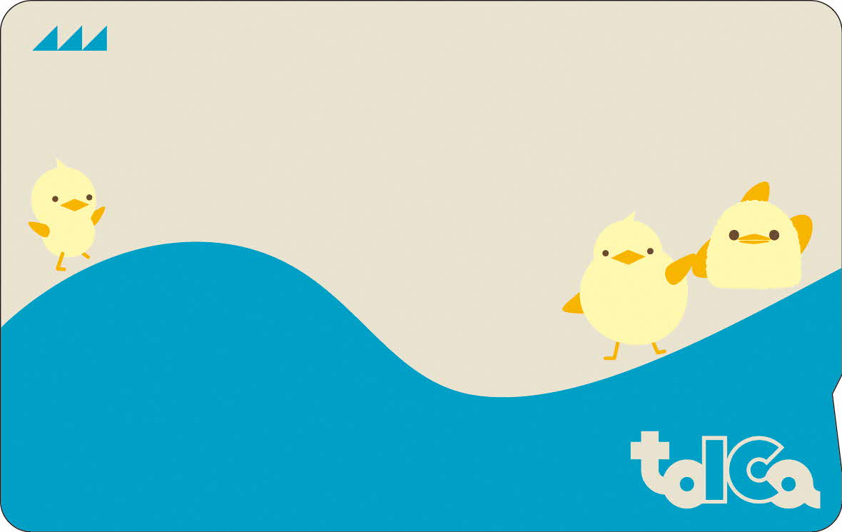 TOICA×ぴよりん 券面デザイン（写真提供：JR東海）