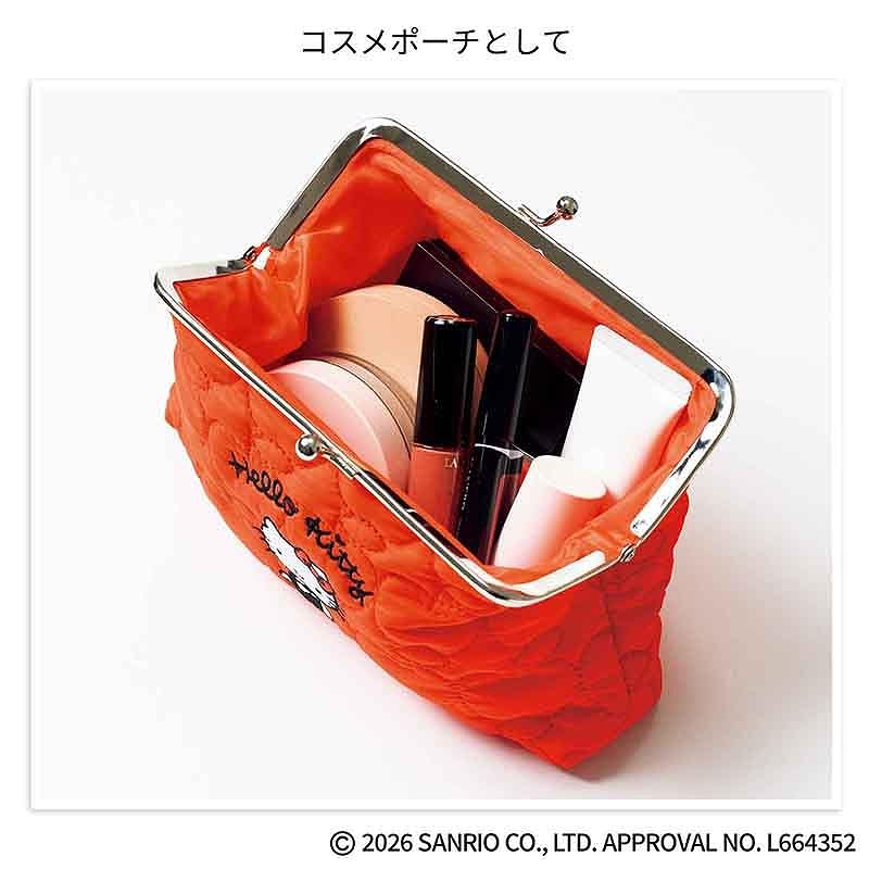 容量たっぷりで、毎日持ち歩きたいコスメやガジェット入れに使える