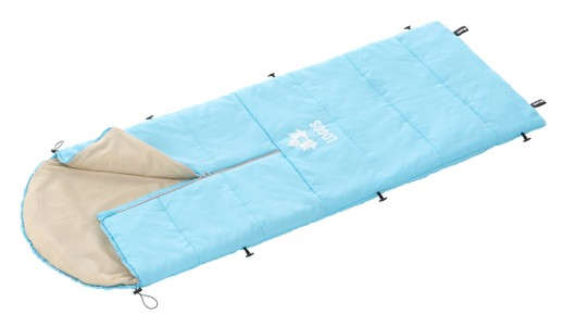 押し込むだけで簡単に収納できるキッズ用寝袋が発売