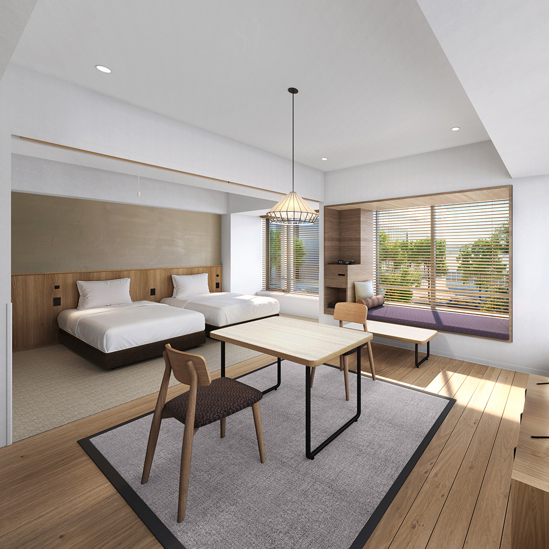 ユニバーサルツイン（54m<span class="em sup">2</span>）