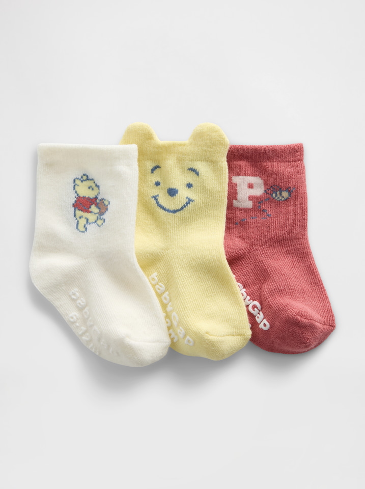Gap、ベビー新作「くまのプーさん」。デニムオーバーオール/コットン総