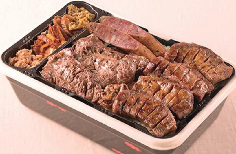牛たん極太盛り合せ弁当（3351円）