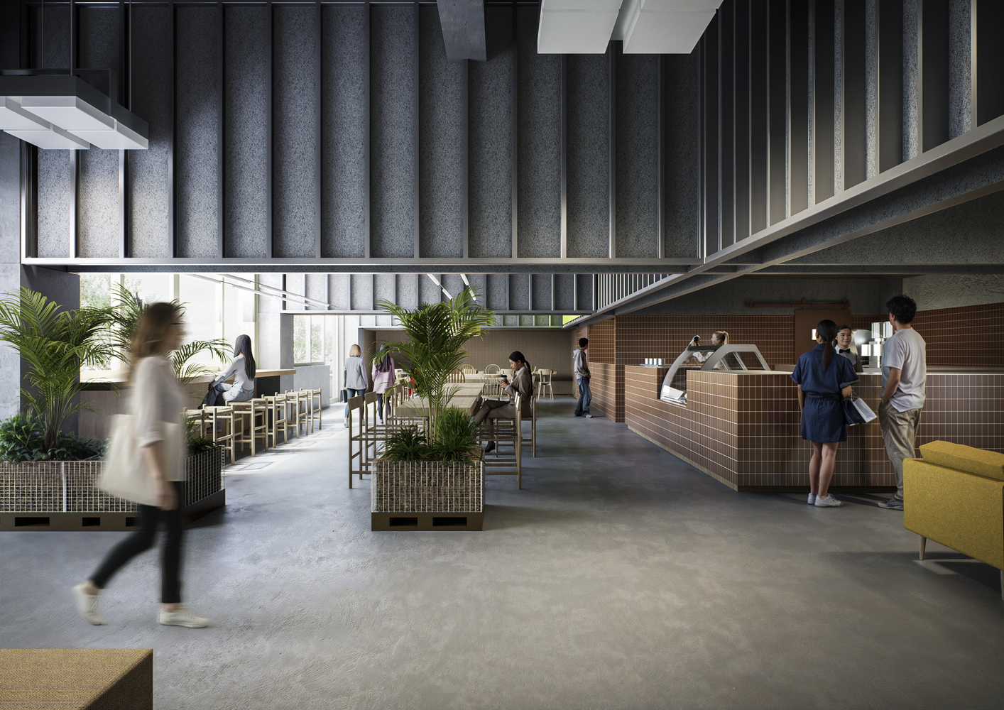 島泊のラウンジ