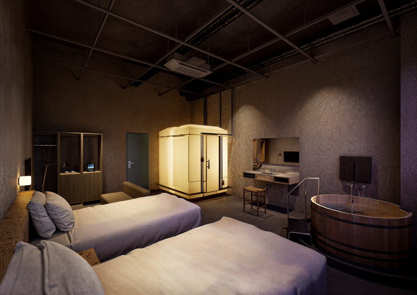 島泊の客室内観