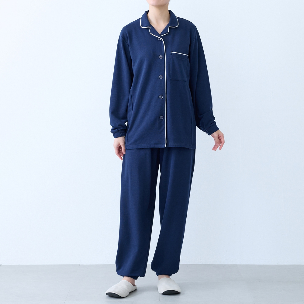 もっちり綿混ストレッチ快眠パジャマ（9990円）