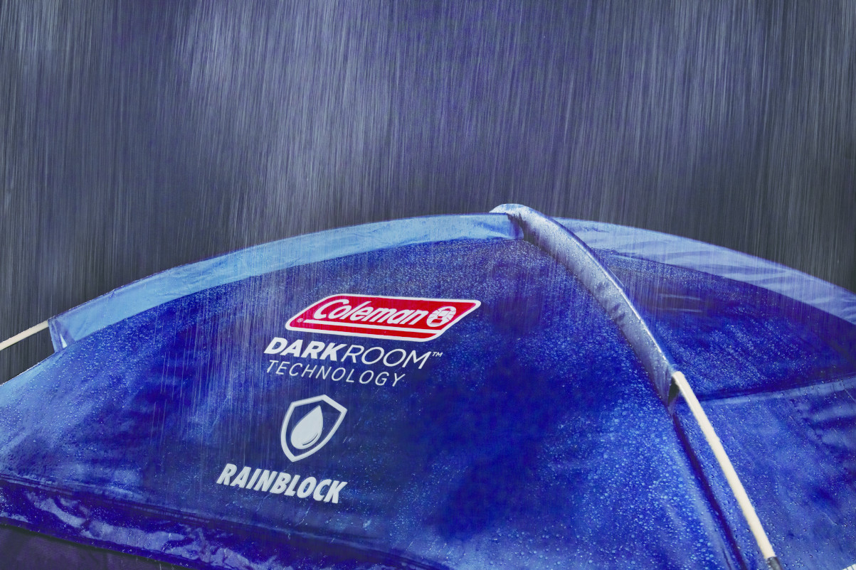 新たに「簡易防水機能（レインブロック）」を搭載