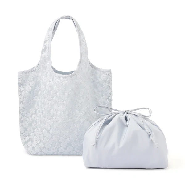 取り外しできるランチバッグ レース（2色、2600円）