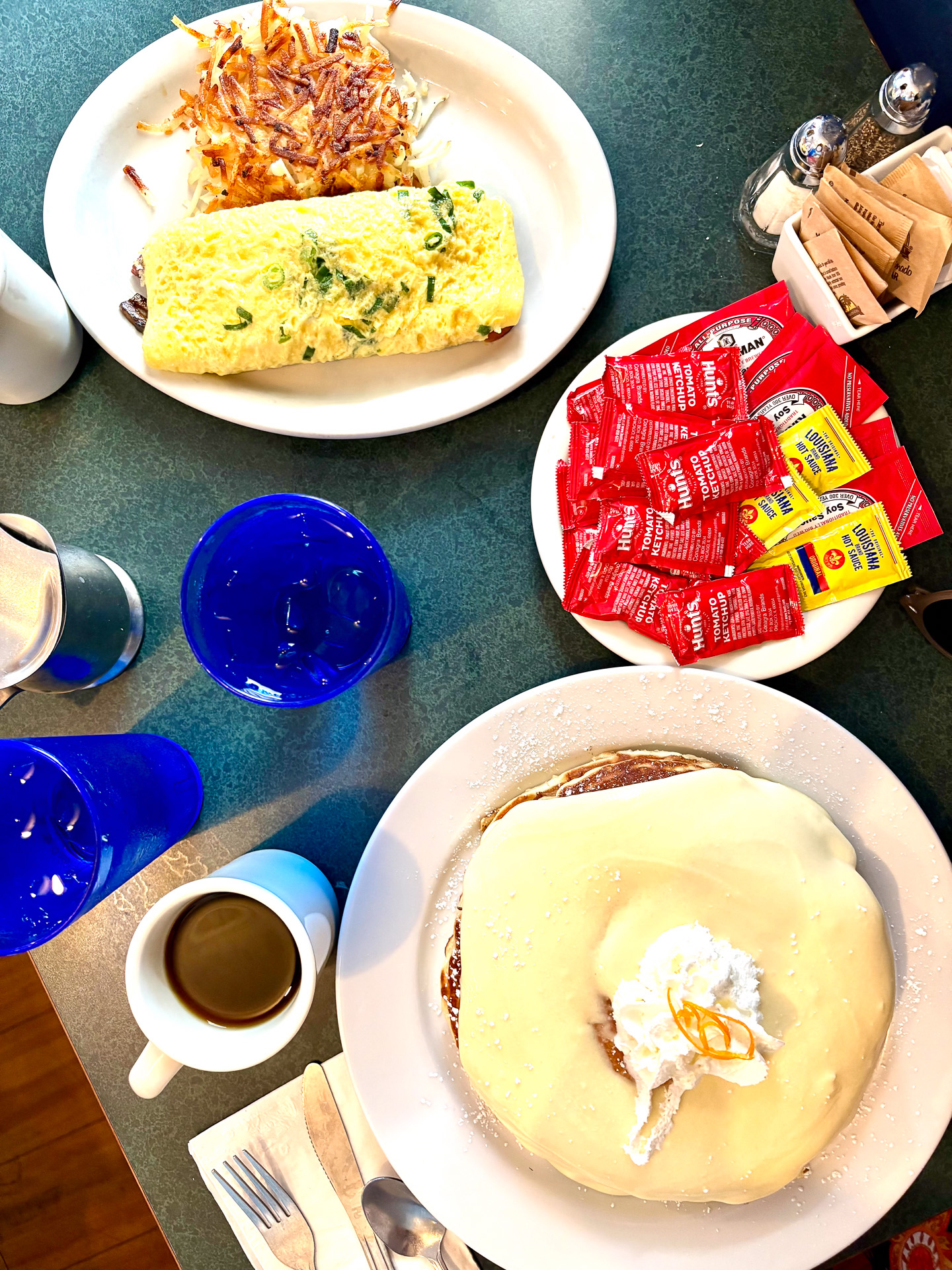 2人では食べきれなかったハワイアンなボリューム