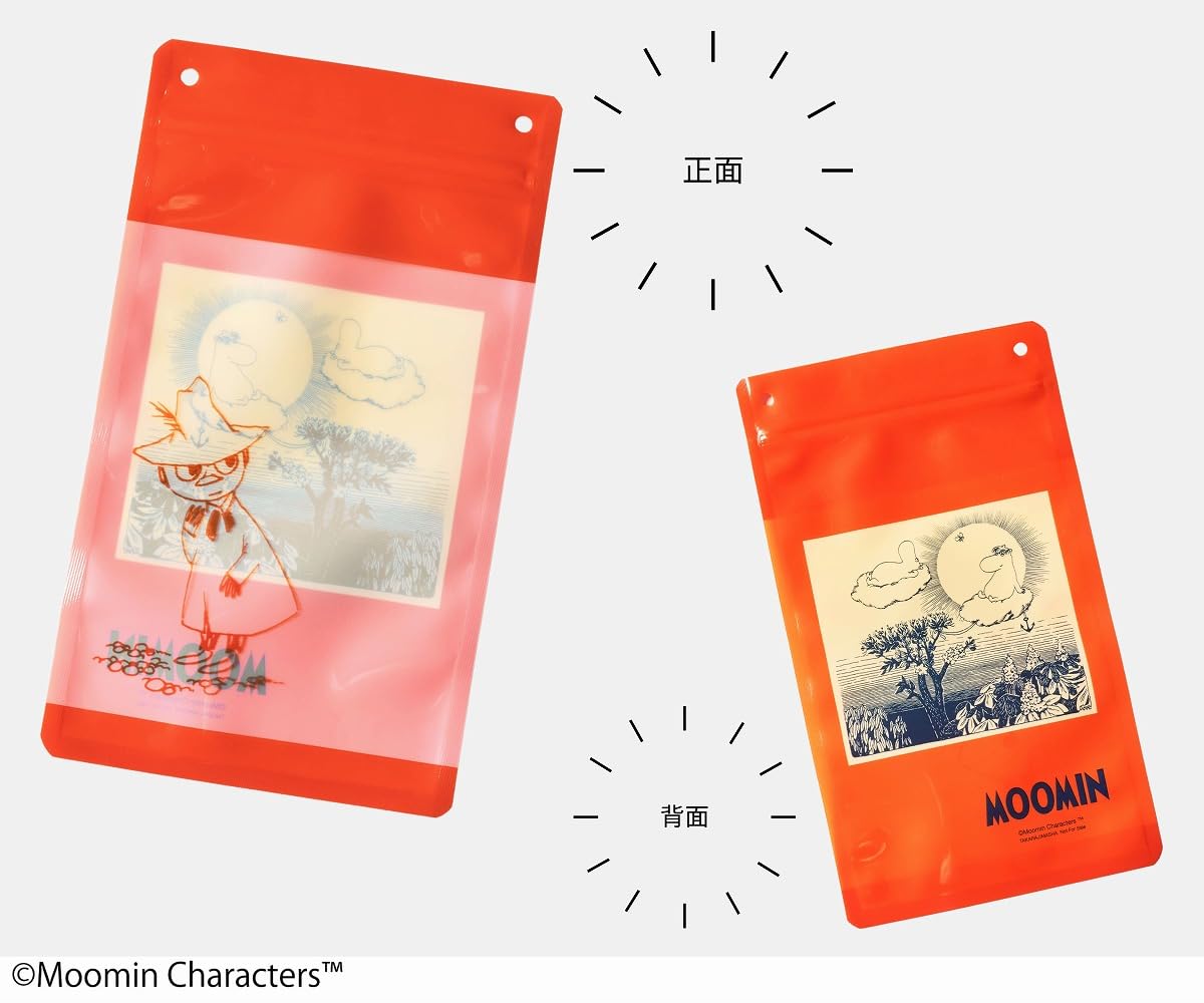 ジッパープラケース（小・中・大・縦長の4枚入り）。チケット入れやレシート保管など、マルチに使え、ショルダーストラップを取り付けることも可能