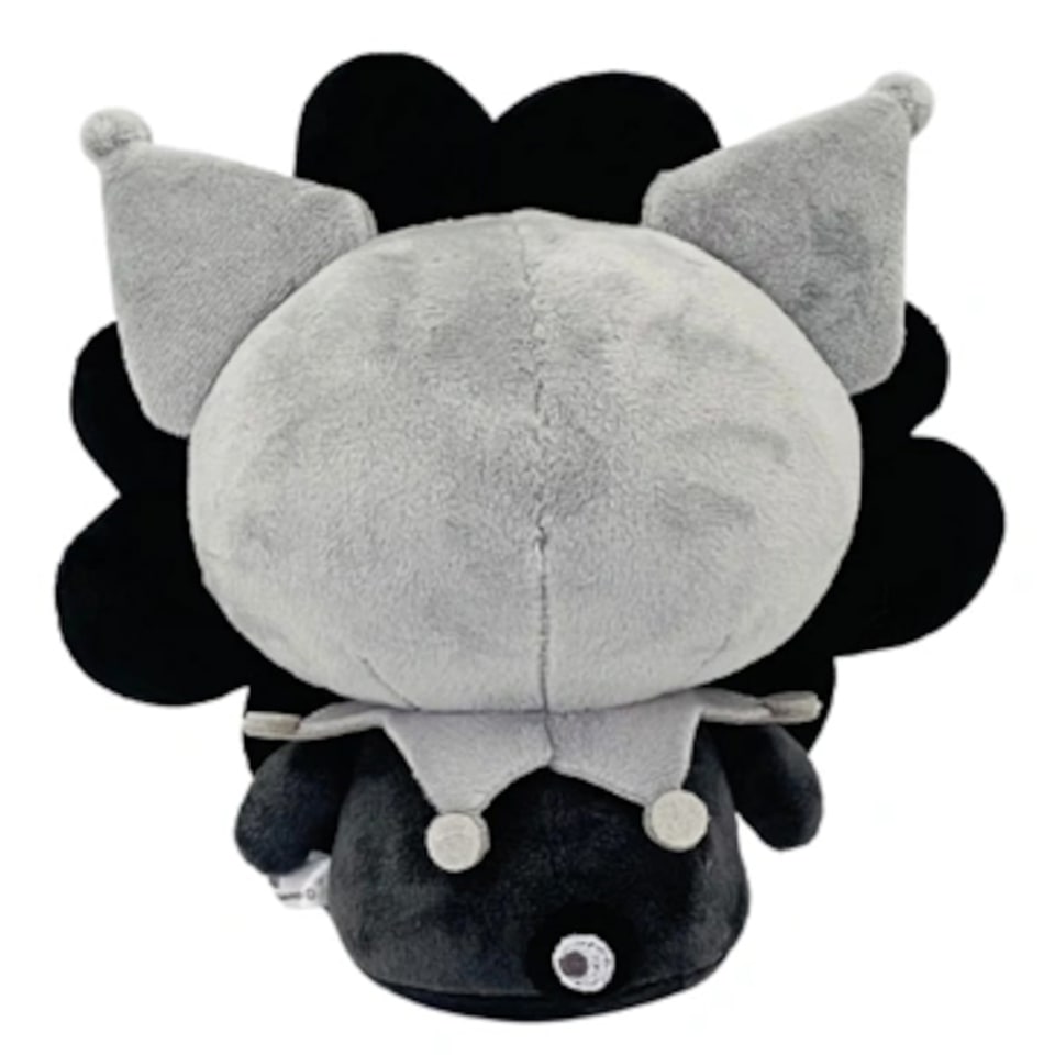 サンリオ×黒ミャクミャクぬいぐるみ、Mサイズの受注販売スタート