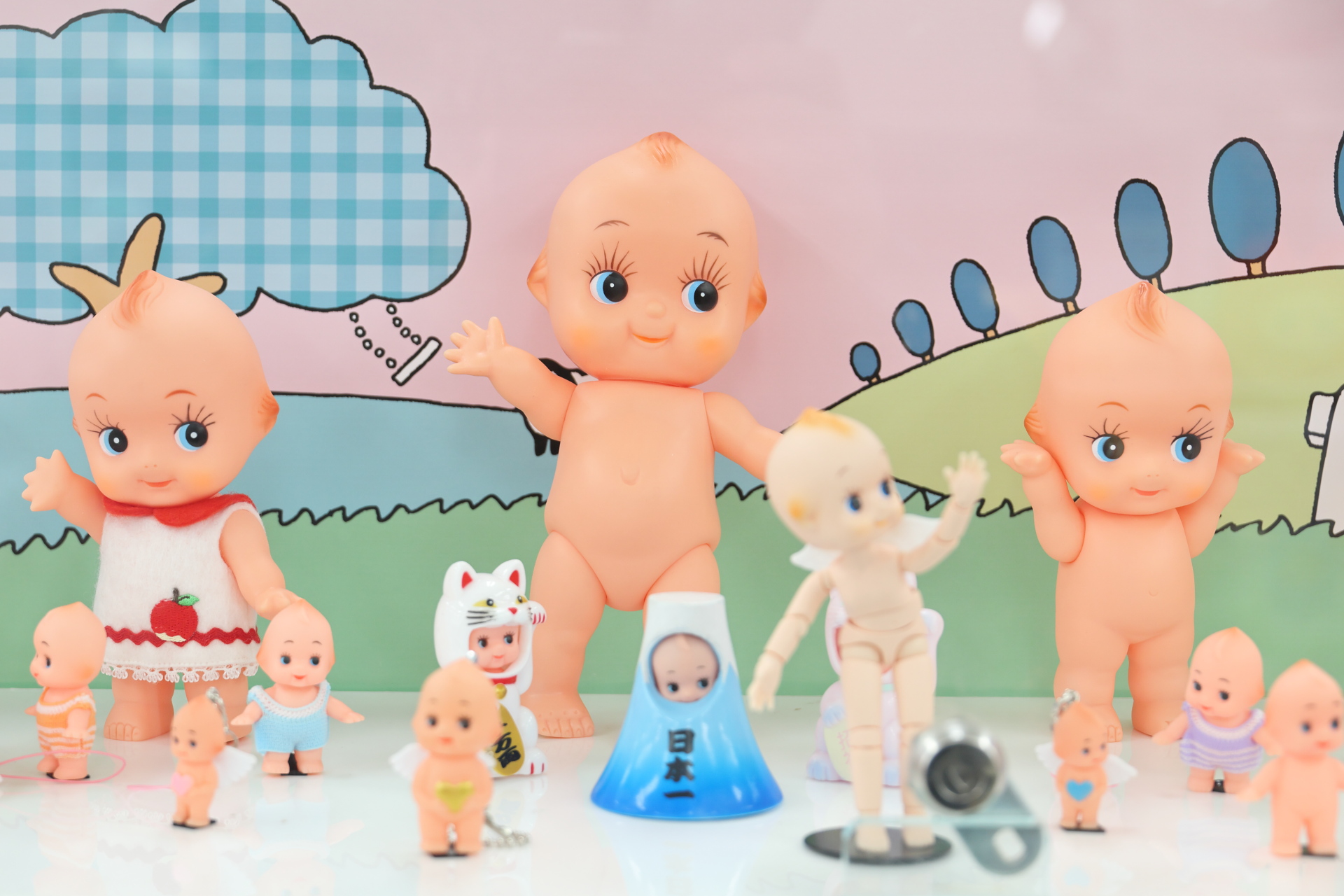 マルサン、ブルマァクのソフビからキューピーなどさまざま展開中の「ソフビの世界」