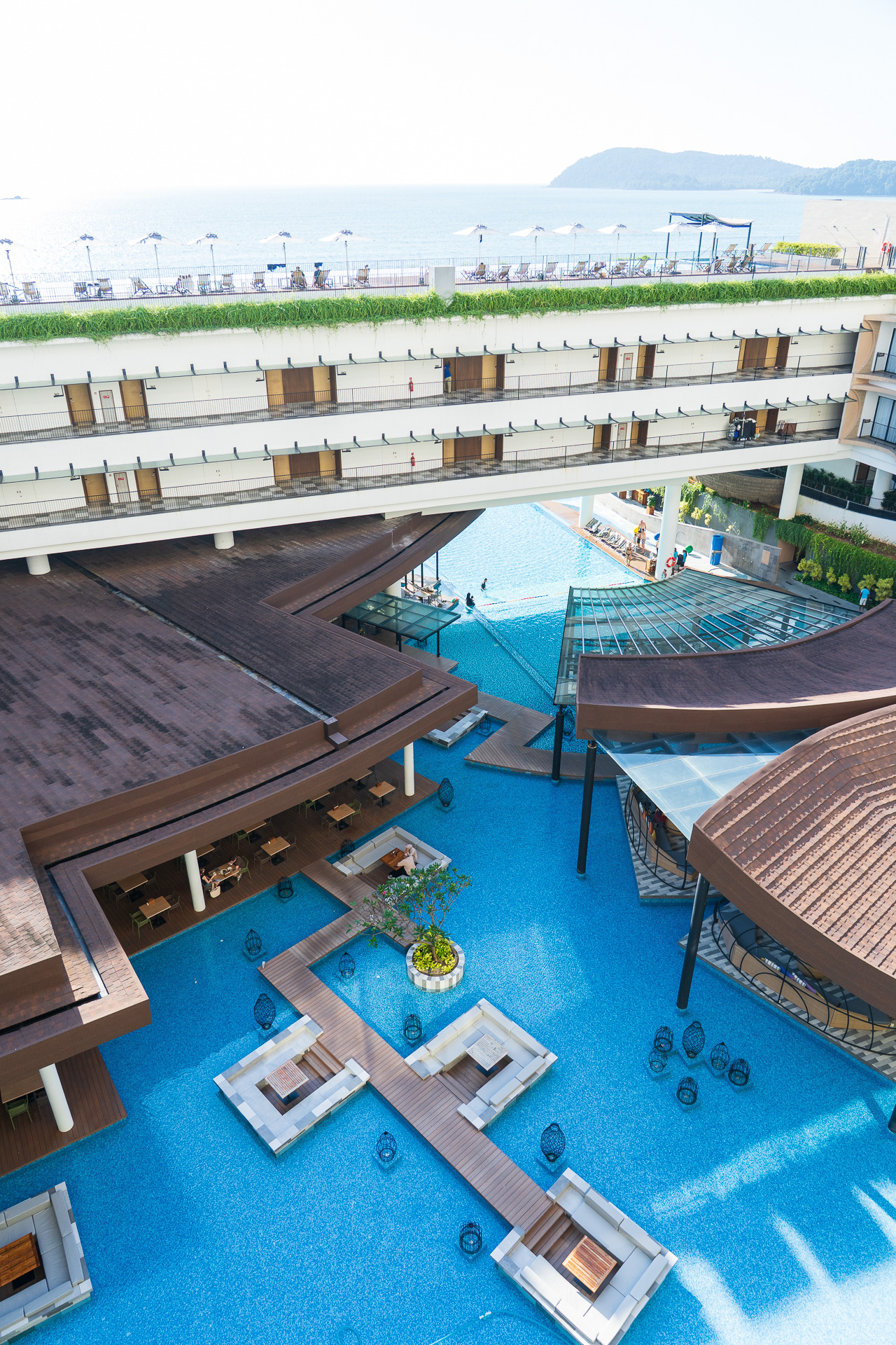 リゾート全体を眺められました