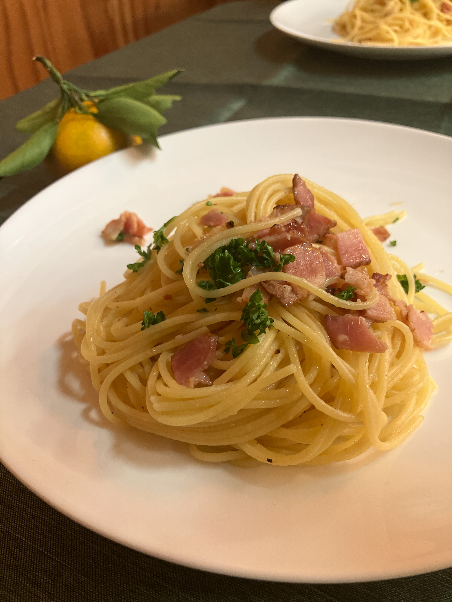 コース内に出てくるパスタ