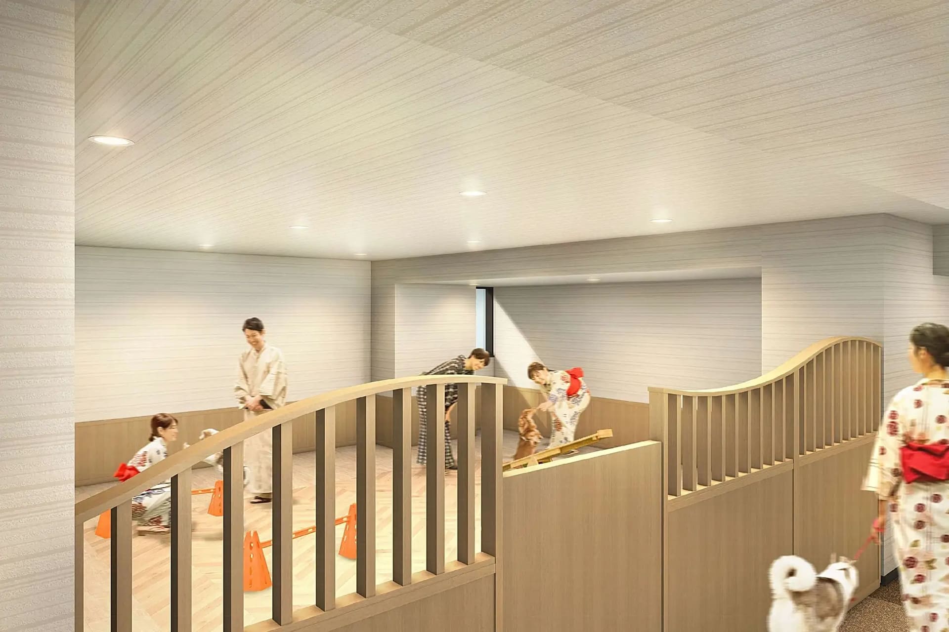 屋内ドッグラン