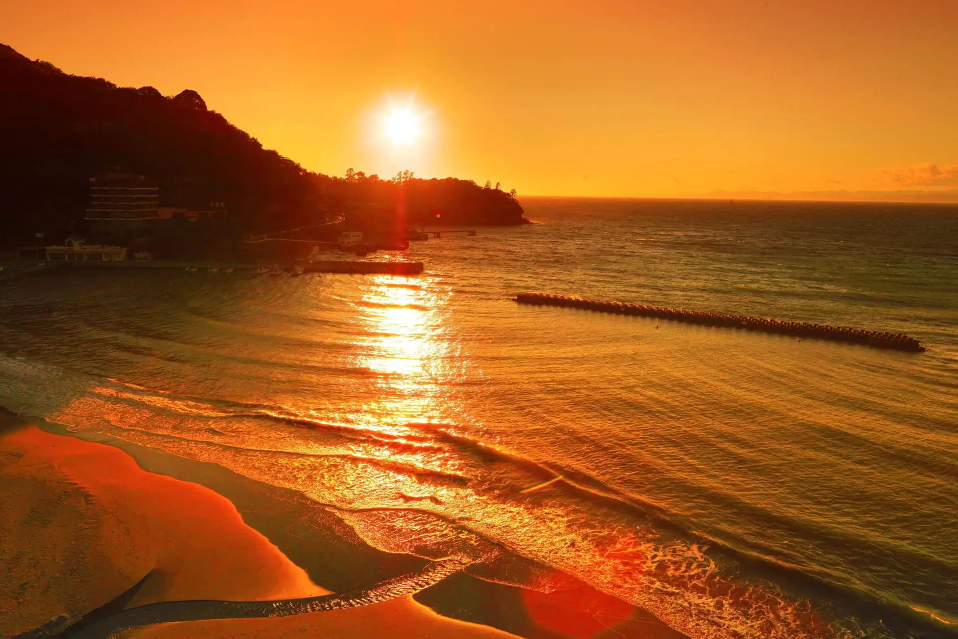 駿河湾が目の前のロケーション