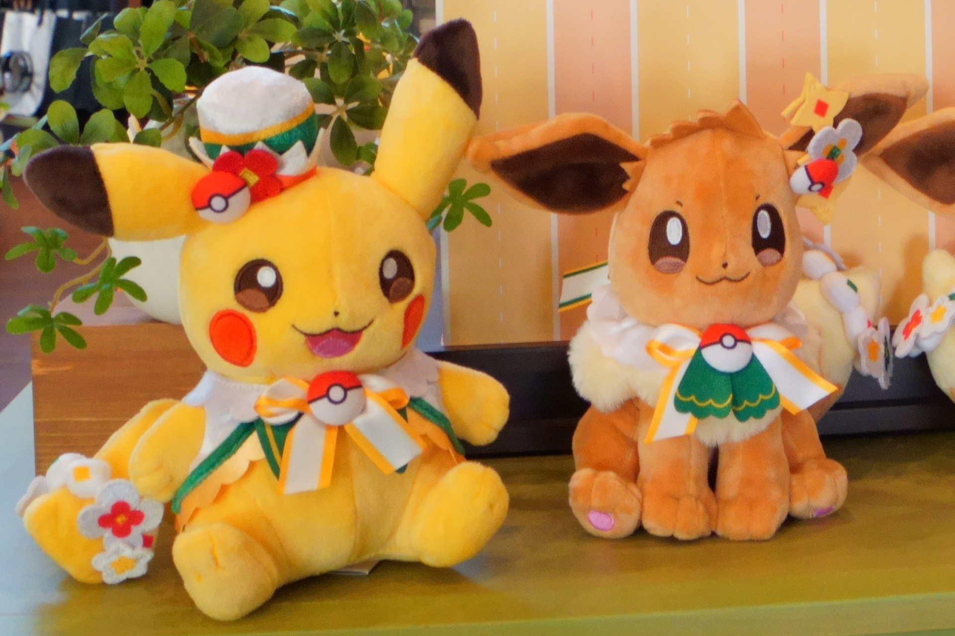 A look at the merchandise available for purchase at the "Pokémon Daisuki Shop," the largest shop in the area.