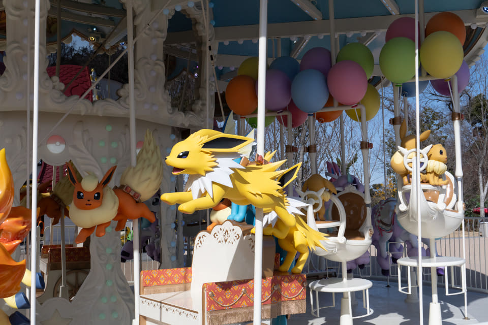 ポケパーク　カントー　ブイブイヴォヤージュ　ブイズガラスプレート　ニンフィア ポケパーク カントー ブイブイヴォヤージュ ブイズガラスプレート