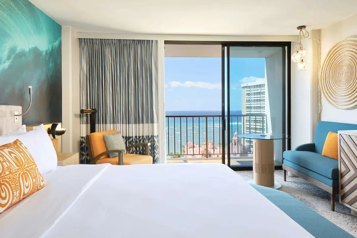 対象ホテルの一例（アウトリガー ワイキキ ビーチコマー ホテル）