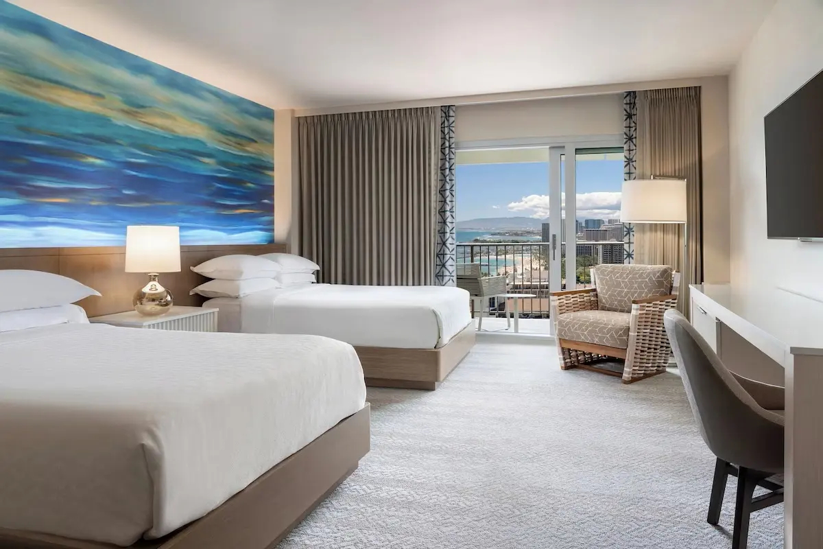 対象ホテルの一例（シェラトンワイキキビーチリゾート）