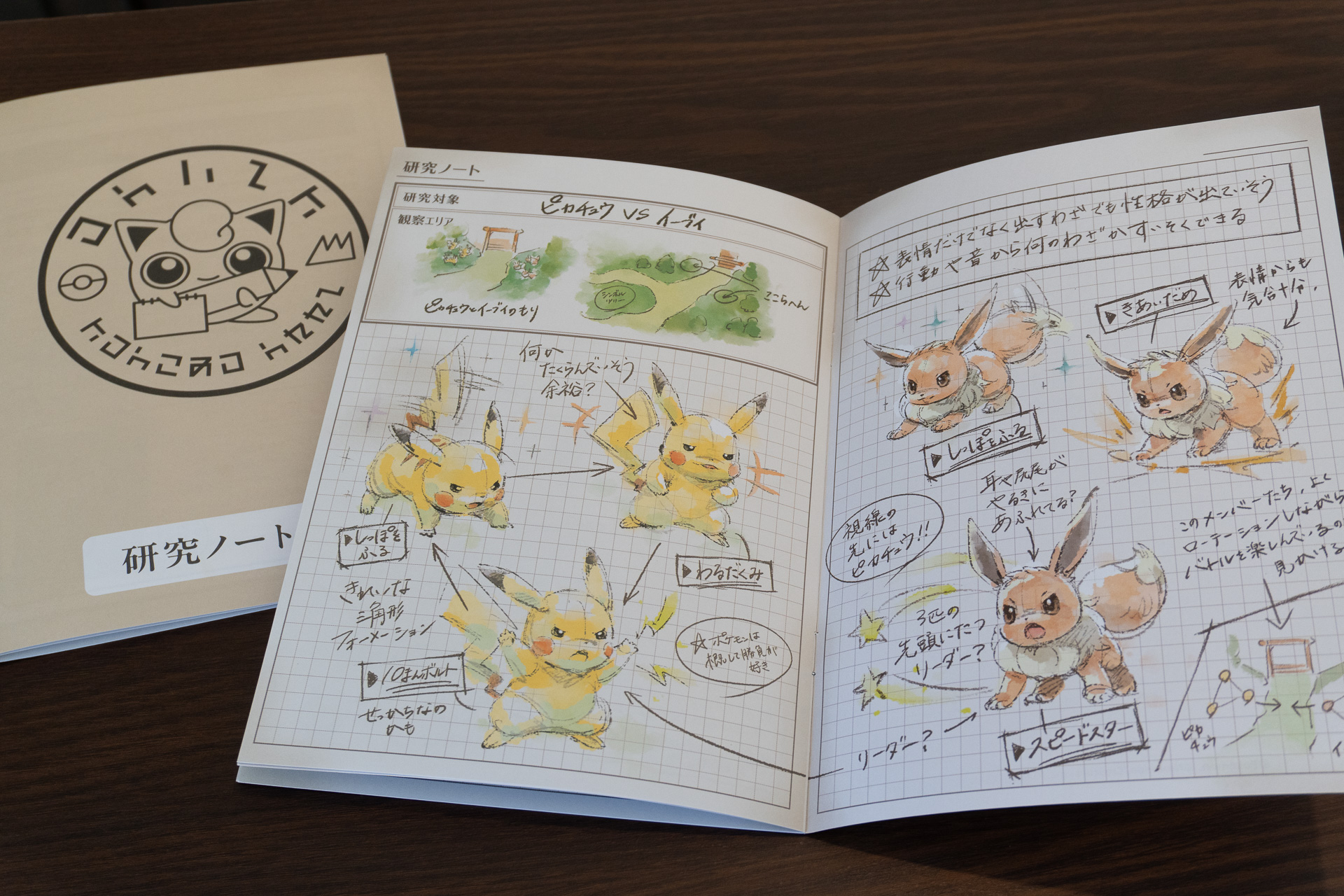 Professor Sekkoku's daily routine includes fieldwork in the Pokémon Forest.