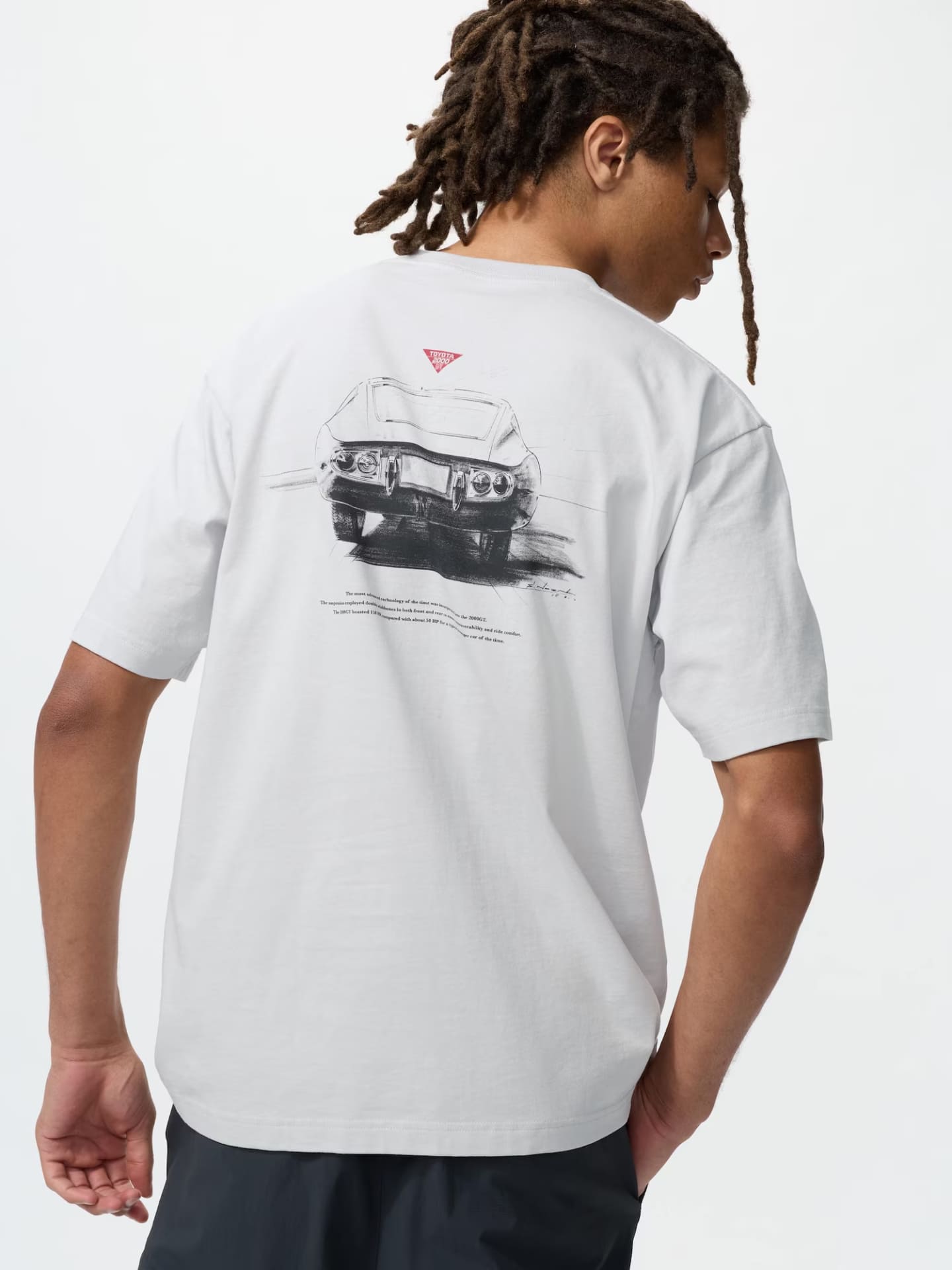 トヨタ 2000GT（Tシャツ正面・背面デザイン）